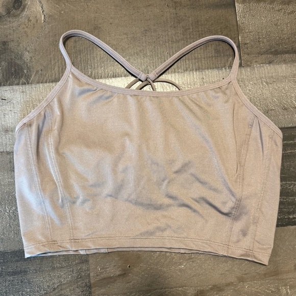 Athleta Tan Seamless Sports Bra size medium - Picture 11 of 11